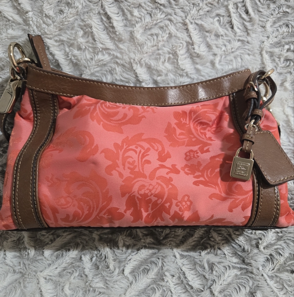 Liz Claiborne Orange and Brown Women's Bag
